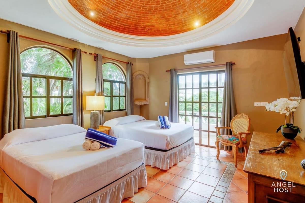 Hacienda-style With Private Pool Steps To